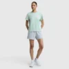 Camiseña con gráfico «C» en malla floral, C Logo