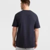 Camiseta clásica con diseño gráfico, Script Logo - Tallas grandes y altas