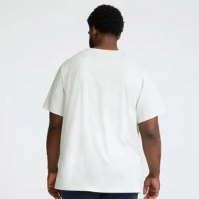 Camiseta clásica con diseño gráfico, Script Logo – Tallas grandes y altas