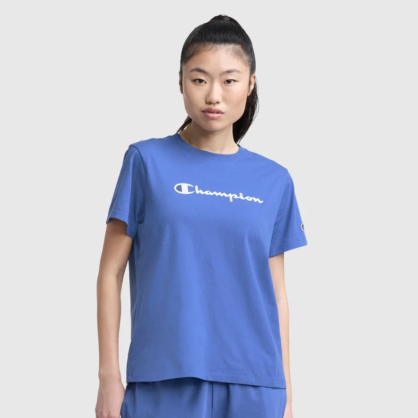 Camiseta clásica, Script Logo