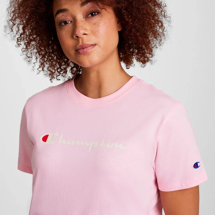 Camiseta clásica, Script Logo