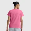 Camiseta con diseño gráfico de ramo pintado, C Logo