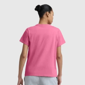 Camiseta con diseño gráfico de ramo pintado, C Logo