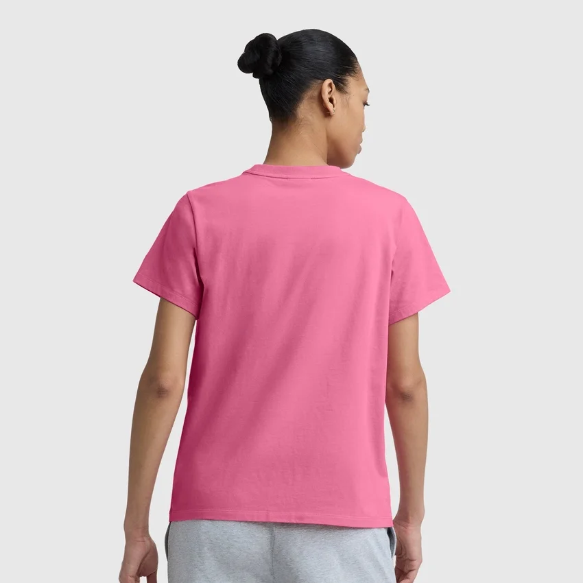 Camiseta con diseño gráfico de ramo pintado, C Logo