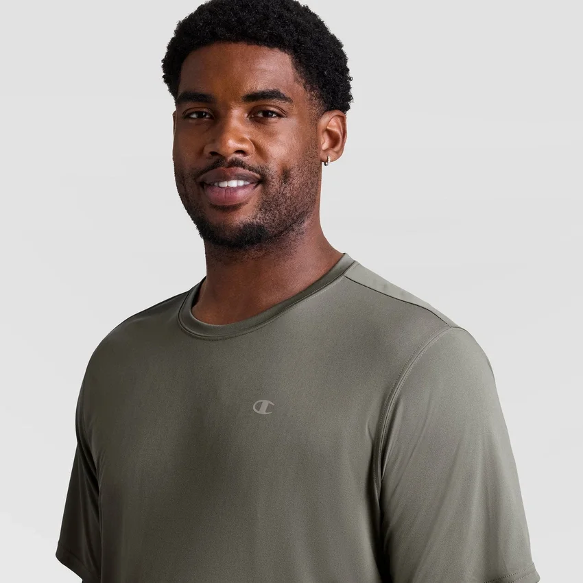Camiseta deportiva, C Logo reflectante - Tallas grandes y altas
