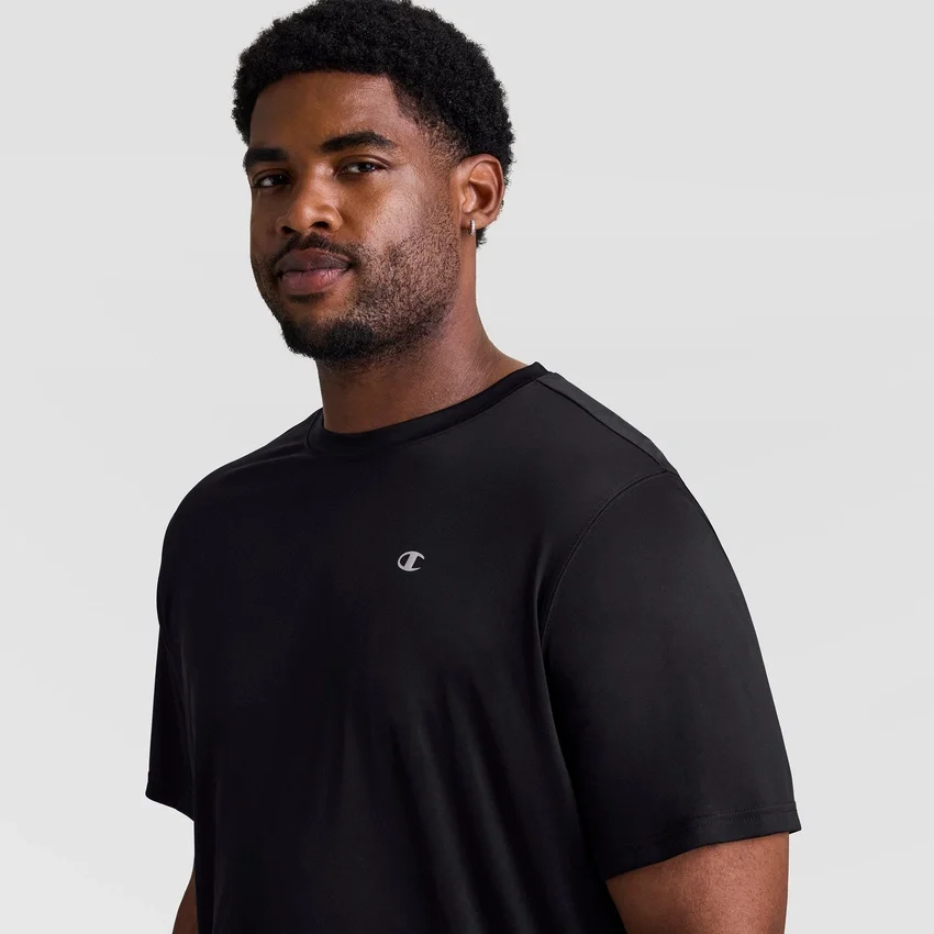 Camiseta deportiva, C Logo reflectante - Tallas grandes y altas