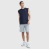 Camiseta deportiva de cuello redondo y corte atlético, con Script Logo