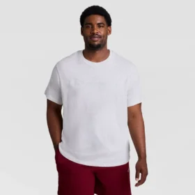 Camiseta gráfica clásica, Script Logo en letra cursiva del mismo tono - Tallas grandes y altas