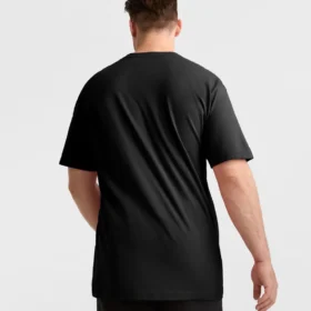 Camiseta gráfica clásica, Script Logo en letra cursiva del mismo tono – Tallas grandes y altas