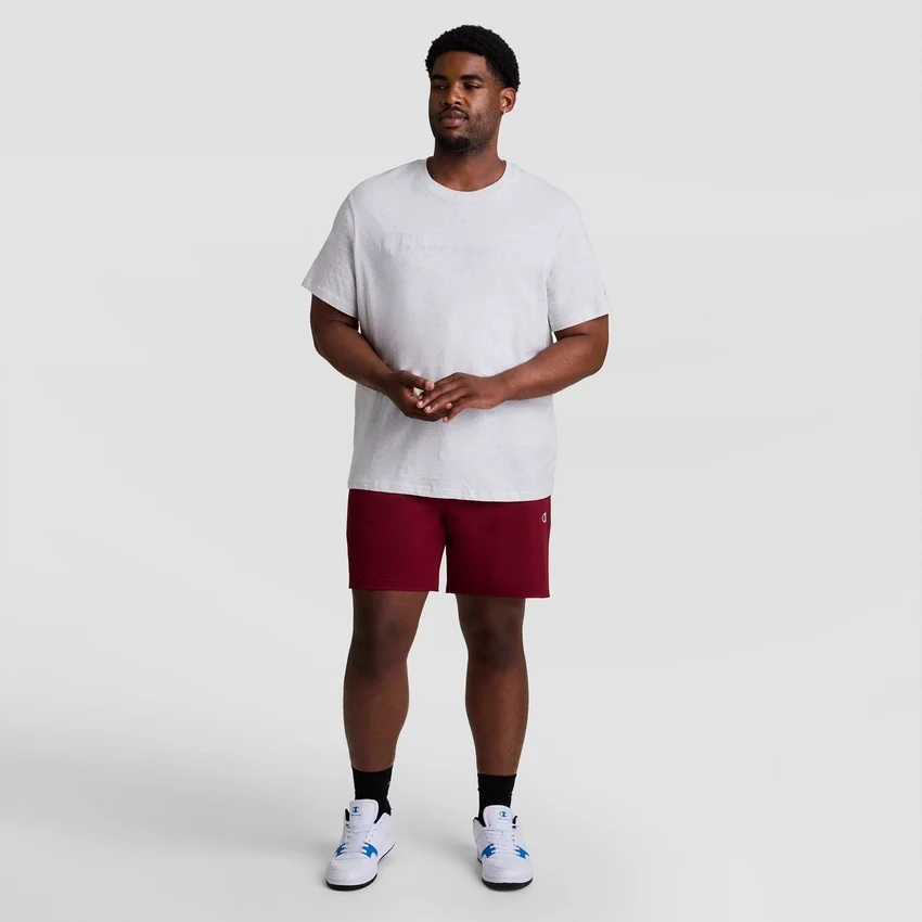 Camiseta gráfica clásica, Script Logo en letra cursiva del mismo tono - Tallas grandes y altas