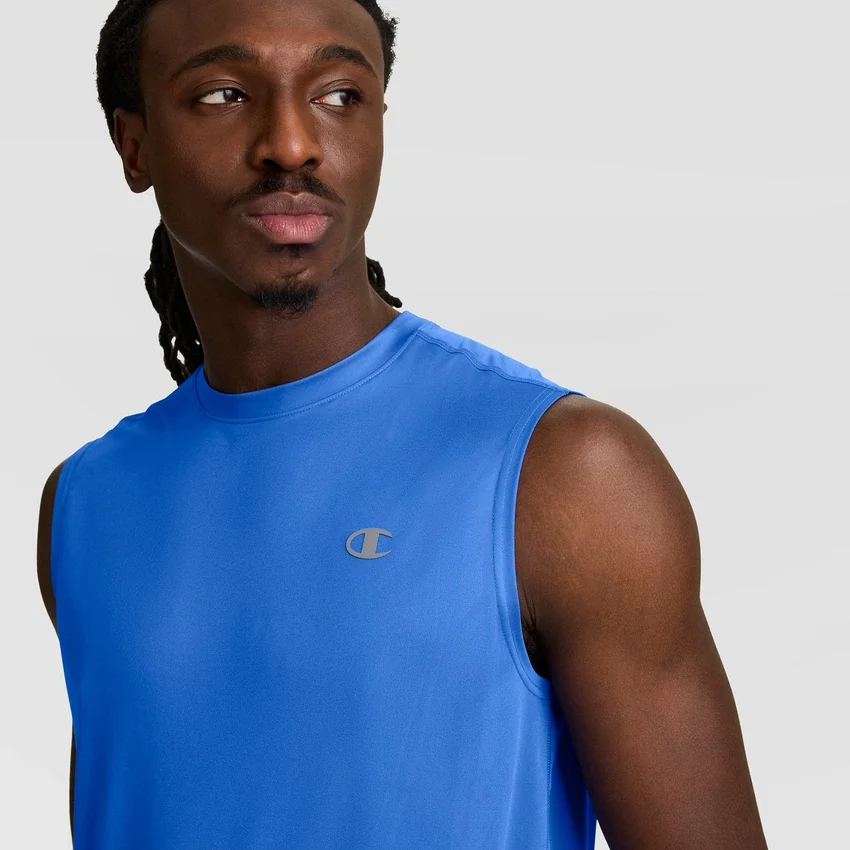 Camiseta sin mangas Sport Muscle, C Logo reflectante