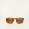 Gafas de sol polarizadas rectangulares para hombre con montura envolvente - Talla mediana