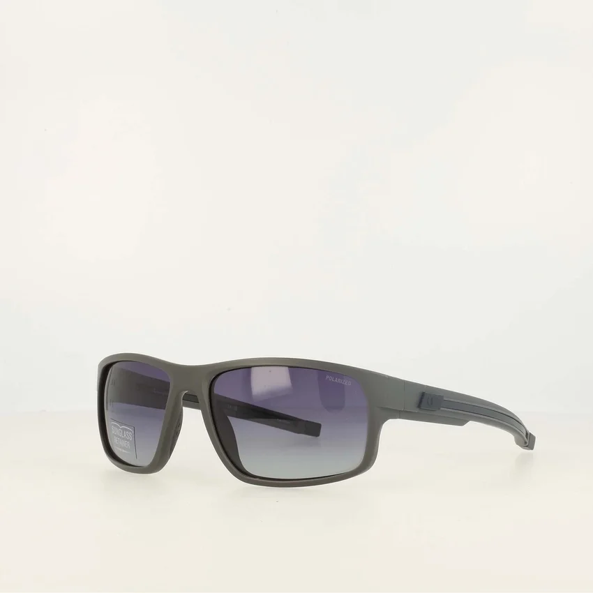 Gafas de sol polarizadas rectangulares para hombre con montura envolvente - Talla mediana