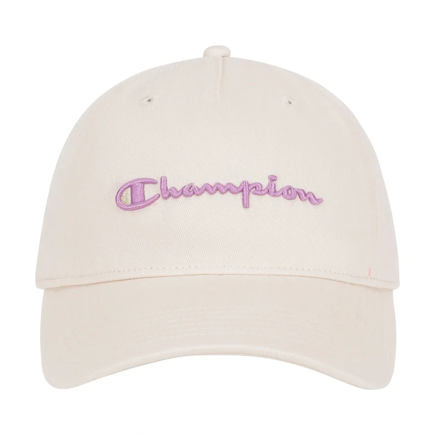 Gorra ajustable con bordado de letras