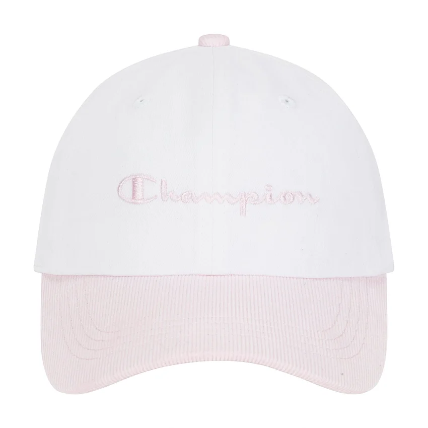 Gorra ajustable de pana pastel