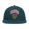 Gorra ajustable de visera plana con escudo de laurel