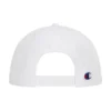 Gorra ajustable de visera plana con escudo de laurel
