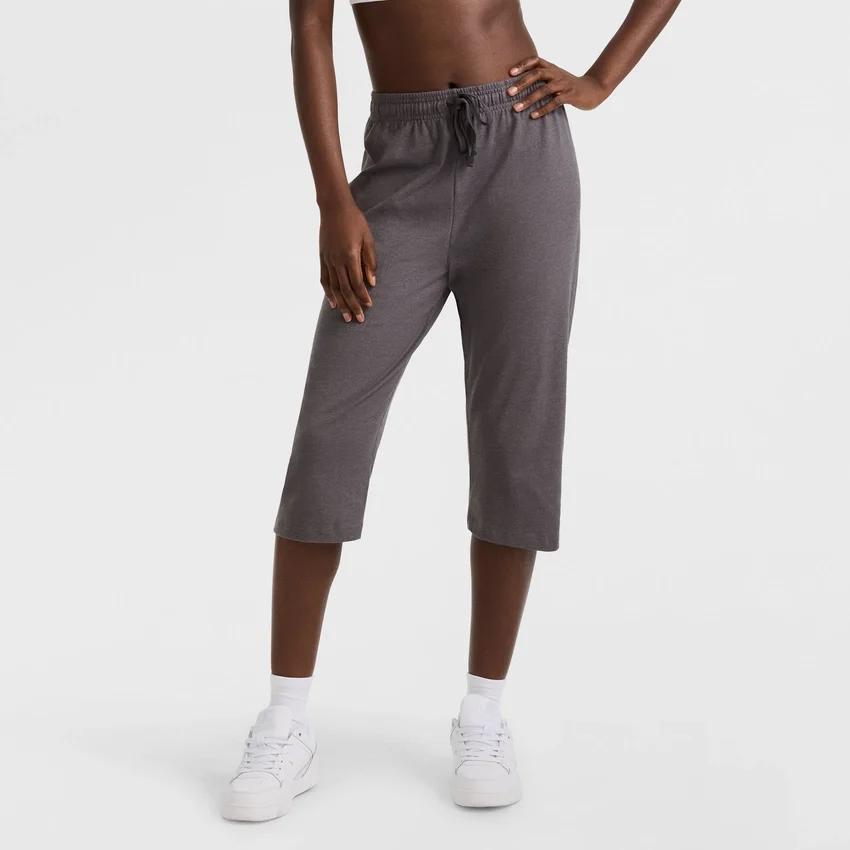 Pantalones capri ligeros de descanso, con C Logo