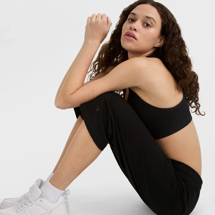 Pantalones capri ligeros de descanso, con C Logo