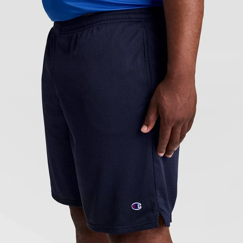 Pantalones cortos clásicos de malla de 9", C Logo - Tallas grandes y altas