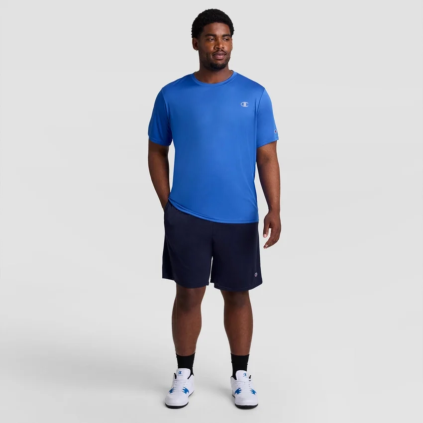Pantalones cortos clásicos de malla de 9", C Logo - Tallas grandes y altas