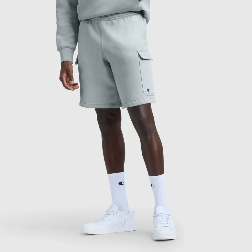 Pantalones cortos de felpa de 8", C Logo