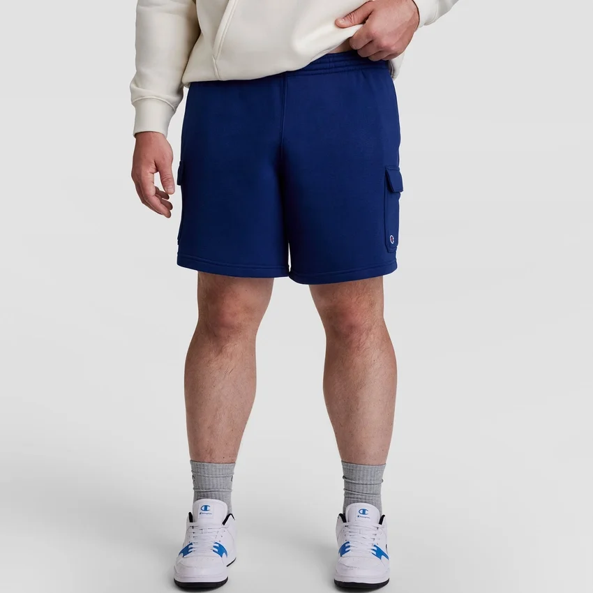 Pantalones cortos de felpa de 8", C Logo
