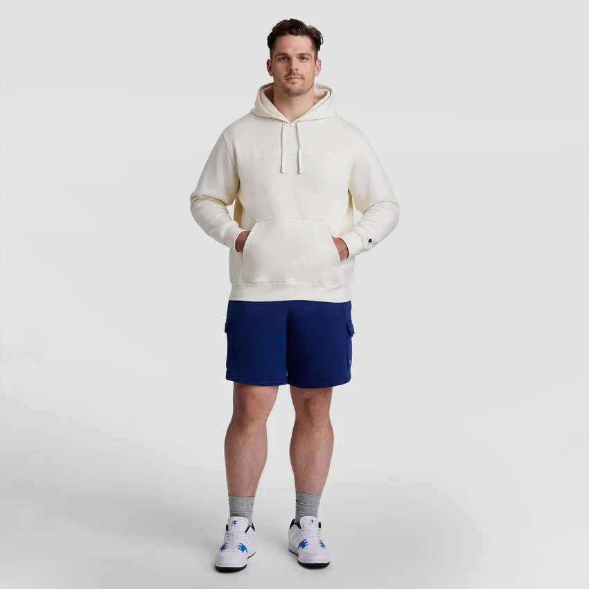 Pantalones cortos de felpa de 8", C Logo