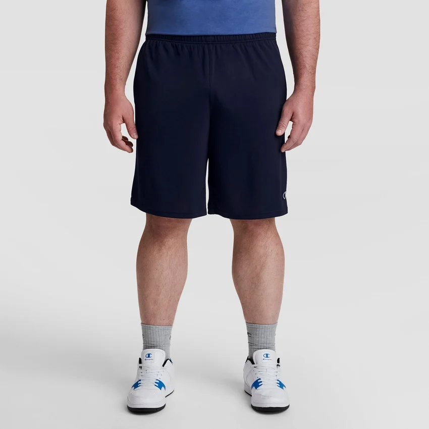 Pantalones cortos deportivos de 10" con tecnología de absorción de humedad - Tallas grandes y altas