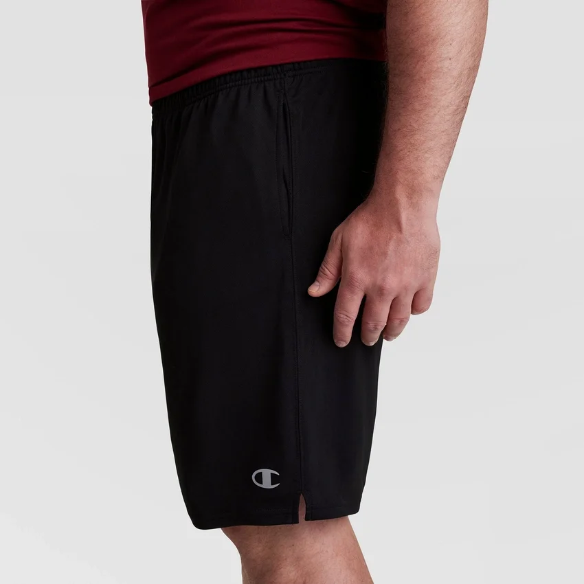 Pantalones cortos deportivos de 10" con tecnología de absorción de humedad - Tallas grandes y altas