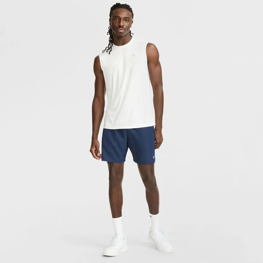 Pantalones cortos deportivos tejidos de 7"