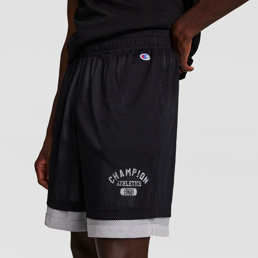 Pantalones cortos Gridiron de doble capa de 9", C Logo