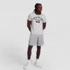 Pantalones cortos Gridiron de doble capa de 9", C Logo