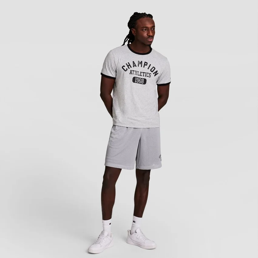 Pantalones cortos Gridiron de doble capa de 9", C Logo