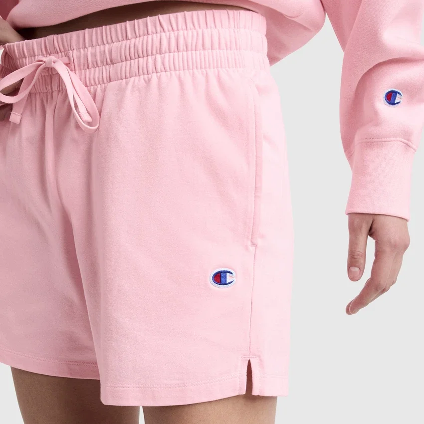 Pantalones cortos ligeros de 4" para estar en casa, con C Logo