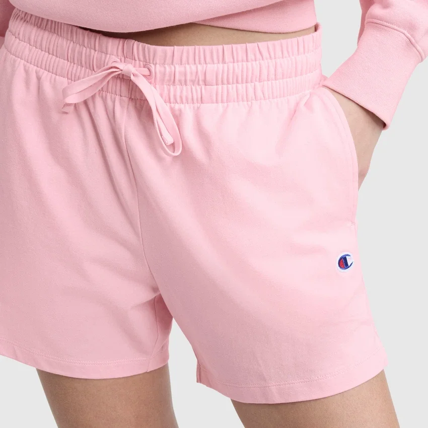 Pantalones cortos ligeros de 4" para estar en casa, con C Logo