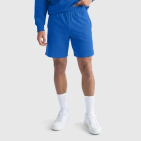 Pantalones cortos ligeros de 9" para estar en casa, con parche del logotipo C Logo