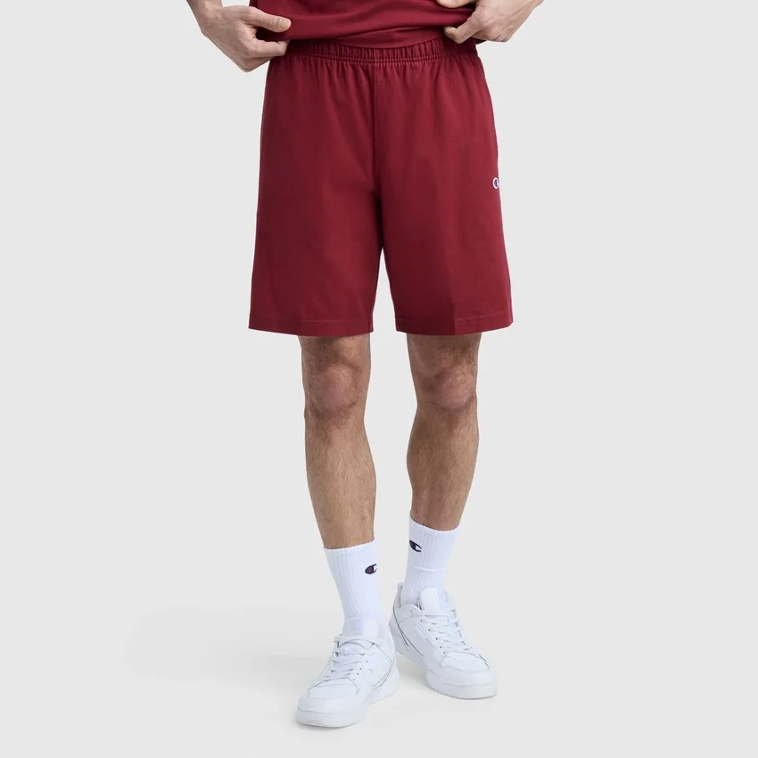 Pantalones cortos ligeros de 9" para estar en casa, con parche del logotipo C Logo