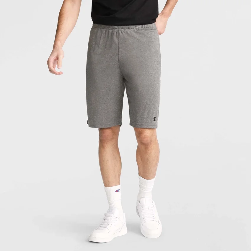 Pantalones cortos ligeros de 9" para estar en casa, con parche del logotipo C Logo