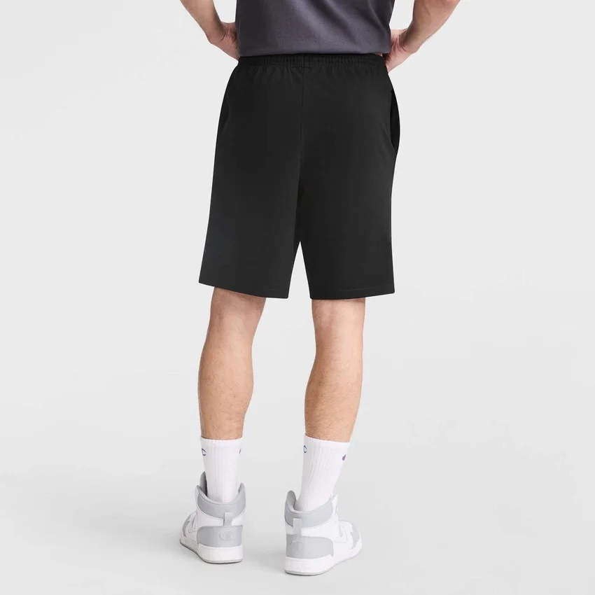 Pantalones cortos ligeros de 9" para estar en casa, con parche del logotipo C Logo