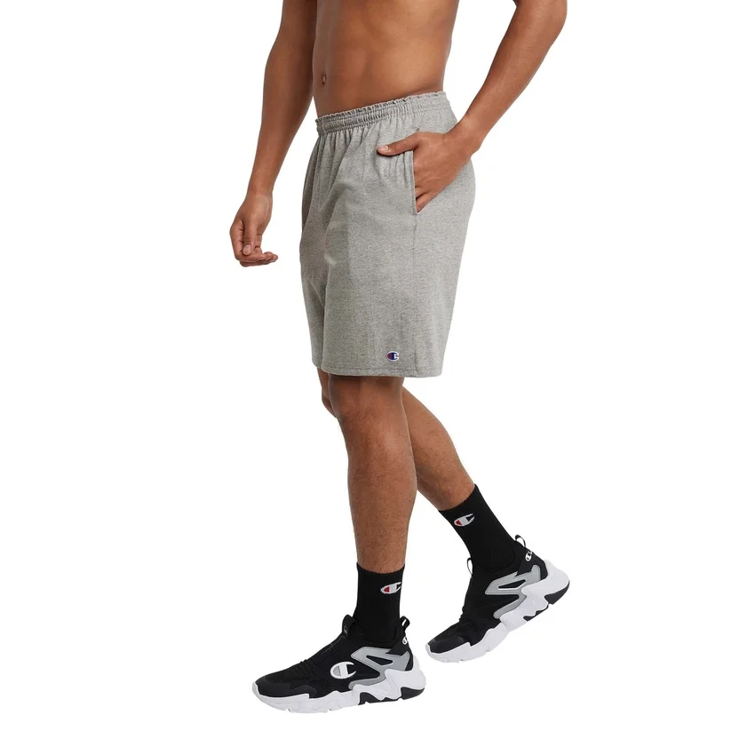 Pantalones cortos ligeros de 9" para estar en casa, con parche del logotipo C Logo