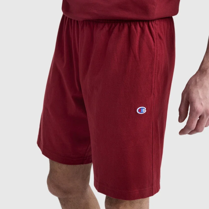 Pantalones cortos ligeros de 9" para estar en casa, con parche del logotipo C Logo