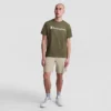 Pantalones cortos ligeros de 9" para estar en casa, con parche del logotipo C Logo
