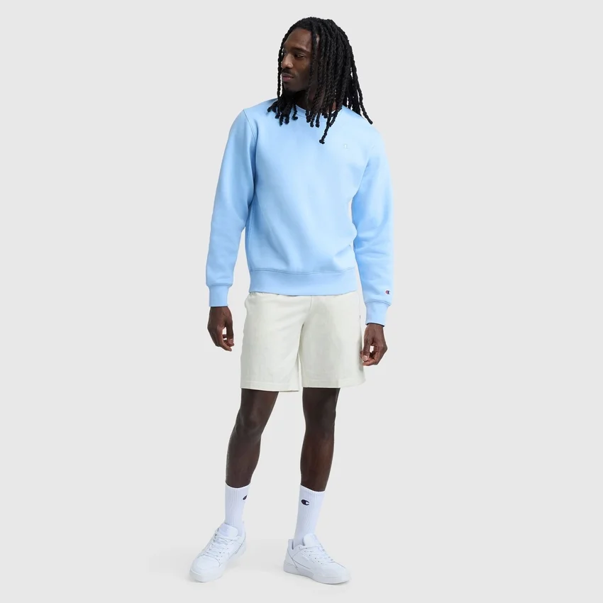 Pantalones cortos ligeros de 9" para estar en casa, con parche del logotipo C Logo