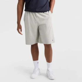 Pantalones cortos ligeros para estar en casa de 9", con logotipo «C» en parche - Tallas grandes y altas