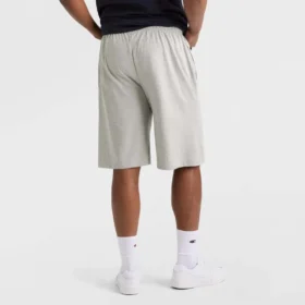 Pantalones cortos ligeros para estar en casa de 9″, con logotipo «C» en parche – Tallas grandes y altas