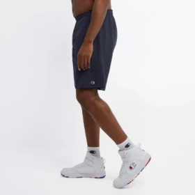 Pantalones cortos ligeros para estar en casa de 9″, con logotipo «C» en parche – Tallas grandes y altas