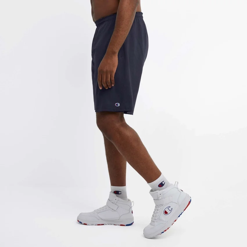 Pantalones cortos ligeros para estar en casa de 9", con logotipo «C» en parche - Tallas grandes y altas