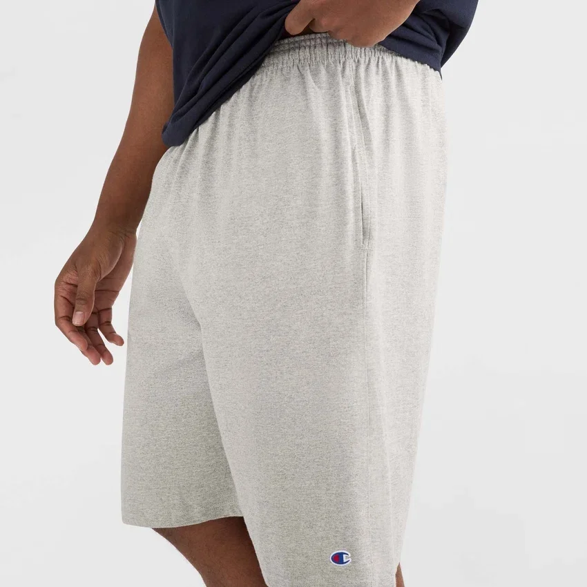 Pantalones cortos ligeros para estar en casa de 9", con logotipo «C» en parche - Tallas grandes y altas