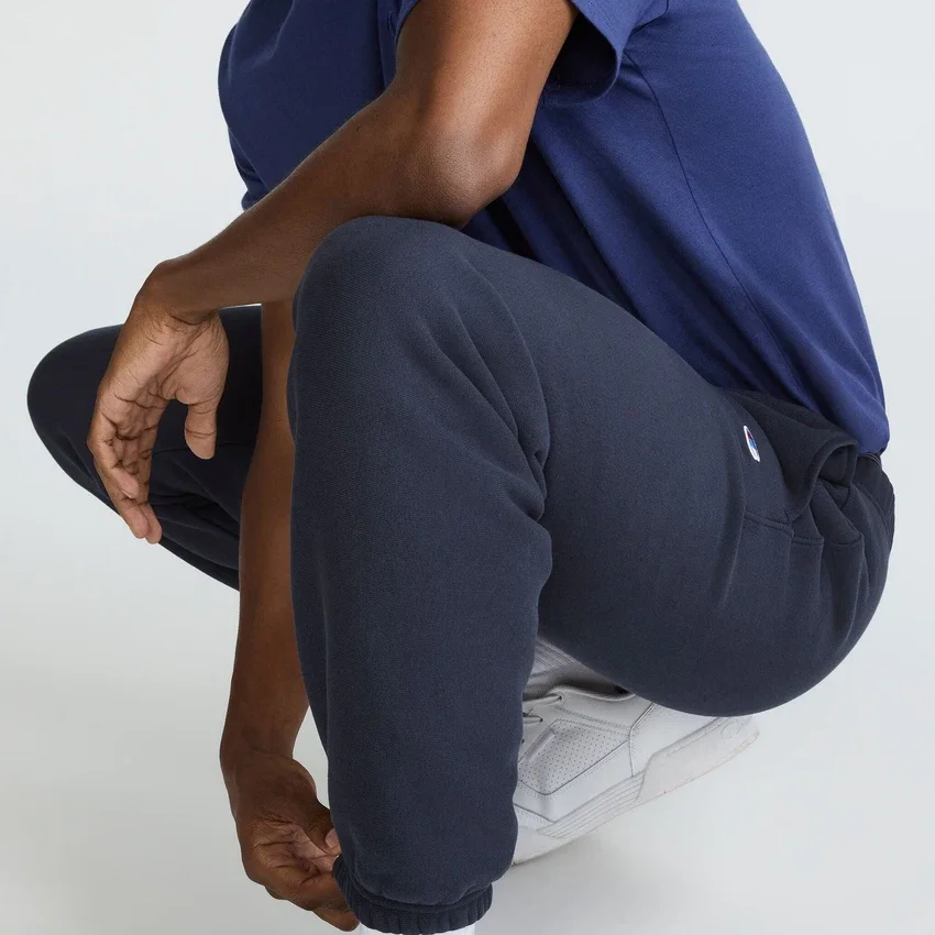 Pantalones de chándal ajustados con logo pequeño Reverse Weave